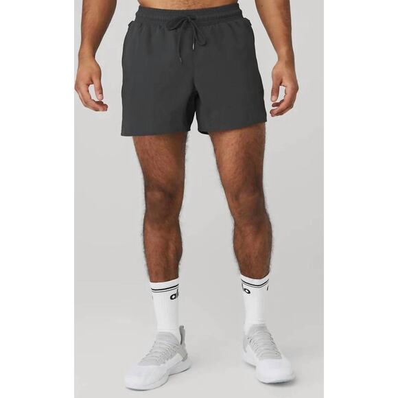 Alo Yoga Other - Alo Yoga Ripstop On Set Shorts Relaxed Fit Pull On Unlined Dark Gray Size Medium